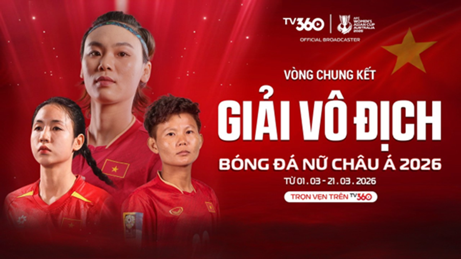 Xem trực tiếp tuyển bóng đá nữ Việt Nam tại Asian Cup trên kênh nào?

